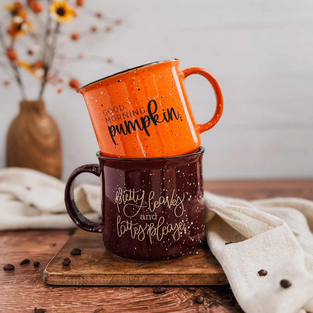 Cozy Autumn Campfire Coffee Mug Set