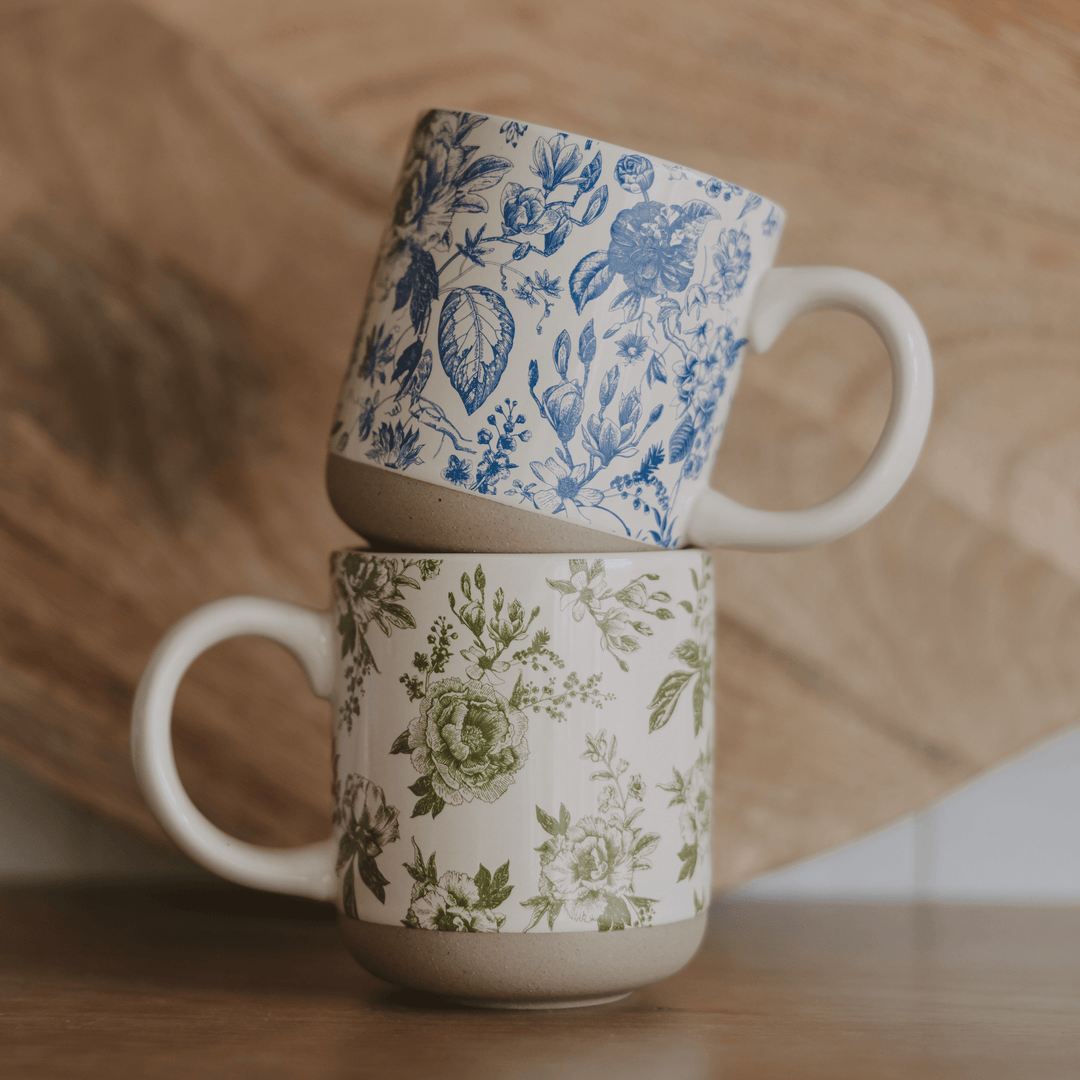 Blue Delft 14 oz Stoneware Coffee Mug