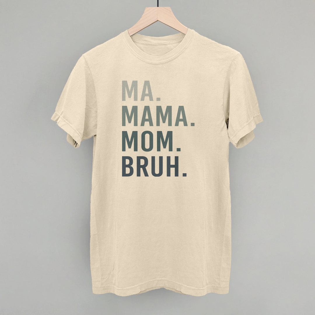 Ma Mama Mom Bruh Blue Gradient Text