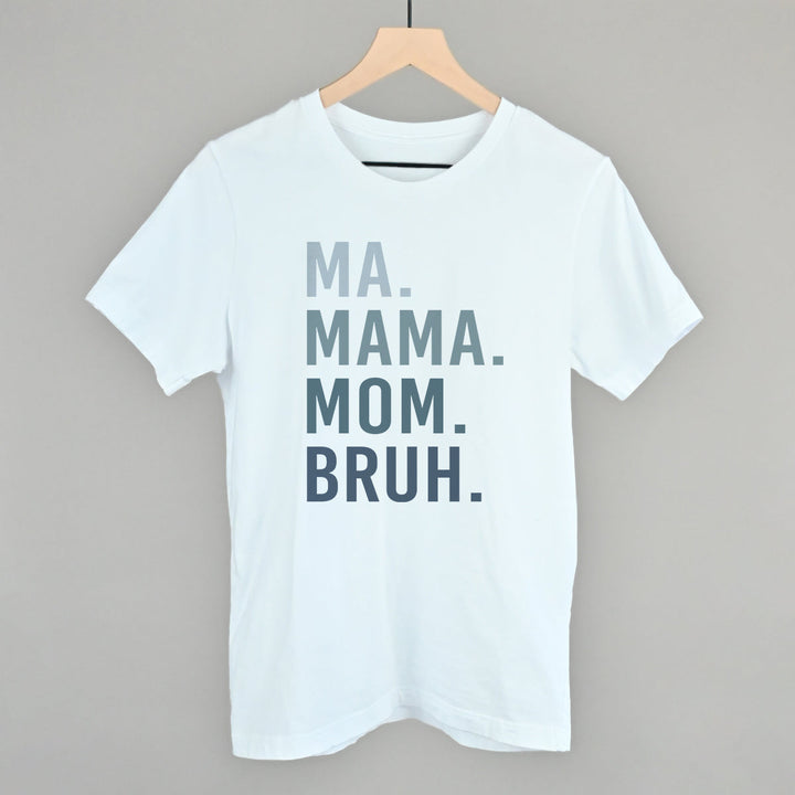Ma Mama Mom Bruh Blue Gradient Text