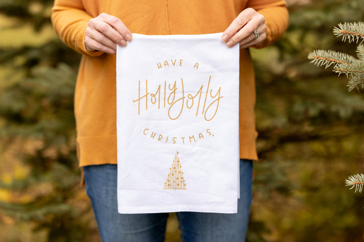 Have a Holly Jolly Christmas | Tea Towel