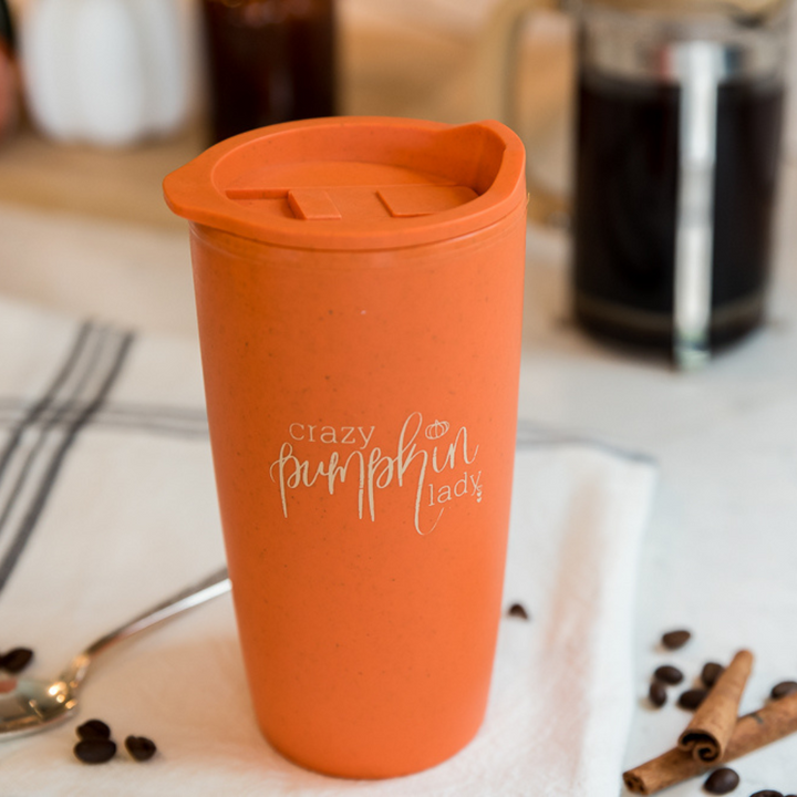 Crazy Pumpkin Lady | Travel Mug - Perfectly Imperfect